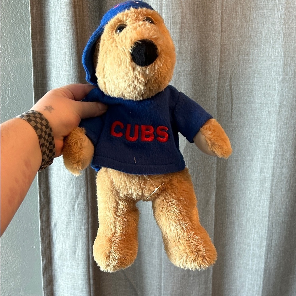 Cubs Plush Dog Toy - Blue and Brown